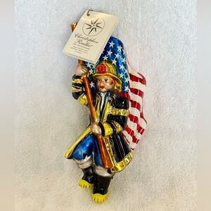 Christopher Radko & Disney Parks Magic Kingdom 30th anniversary Ornament 2001.